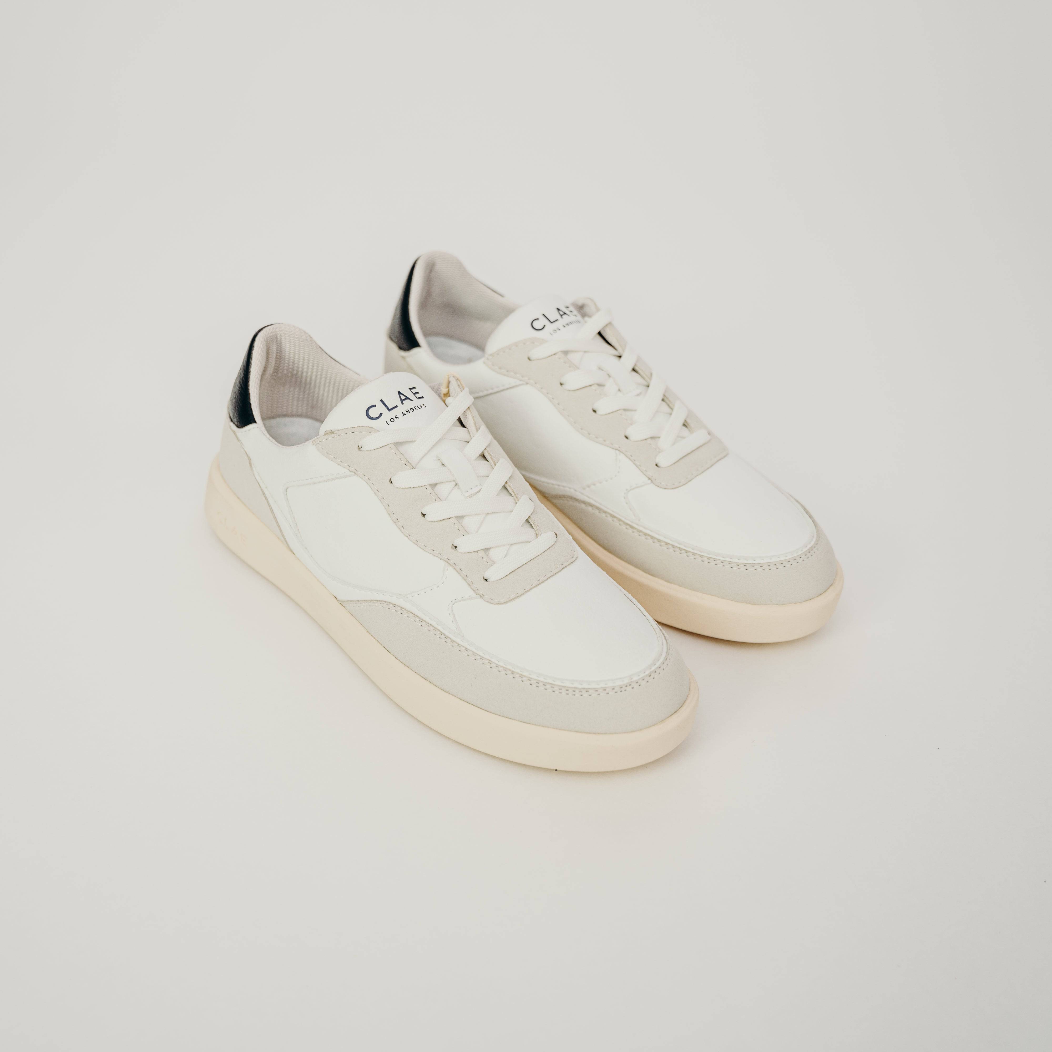 Clae Austin Vegan (White/Navy) - Motier Lafayette 