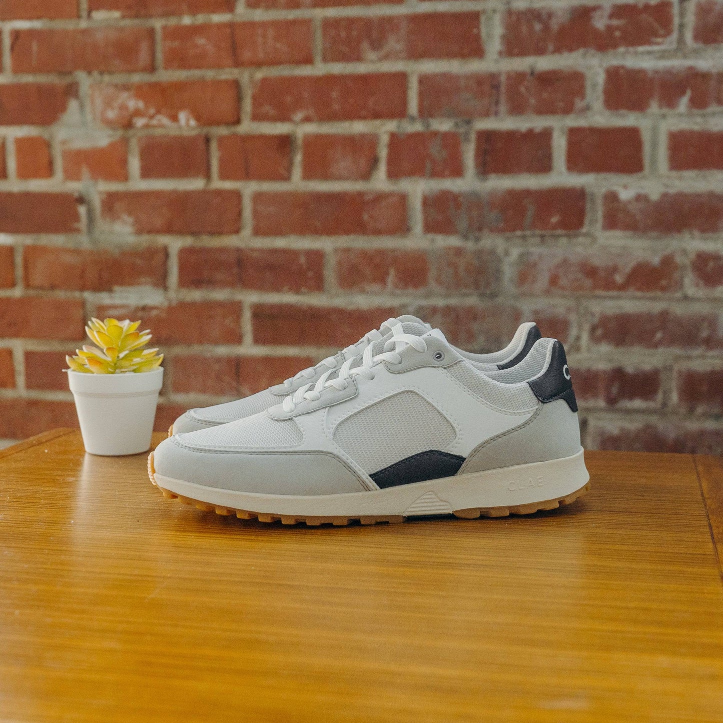 Clae Joshua (Microchip White/Navy)