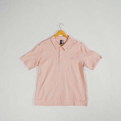 The Motier Knit Polo (Rose)