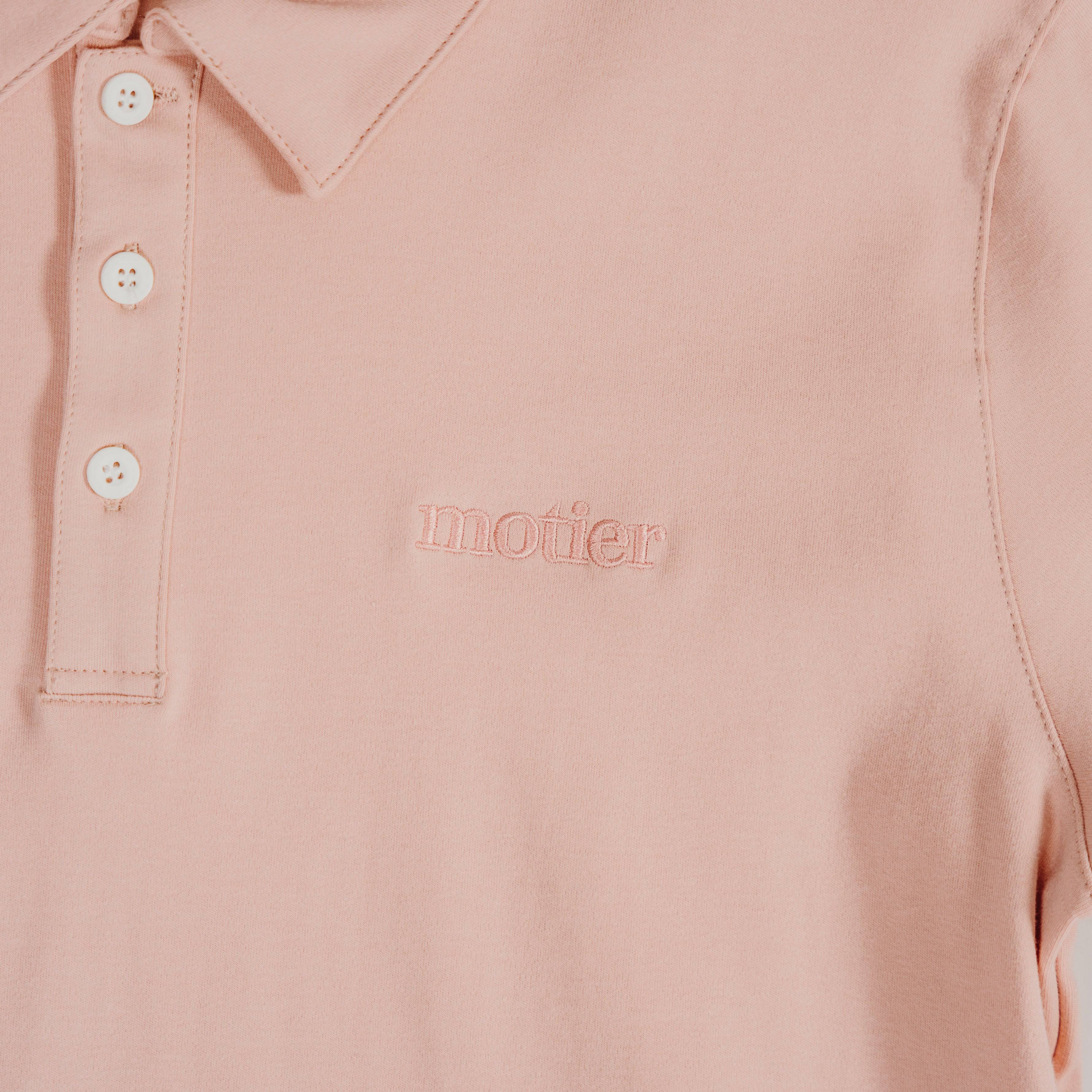 The Motier Knit Polo (Rose) - Motier Lafayette 