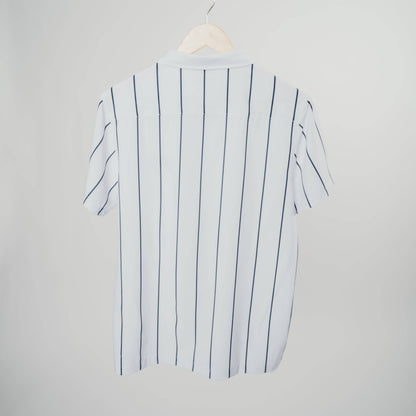 The Motier Pinstripe Button Down (White)