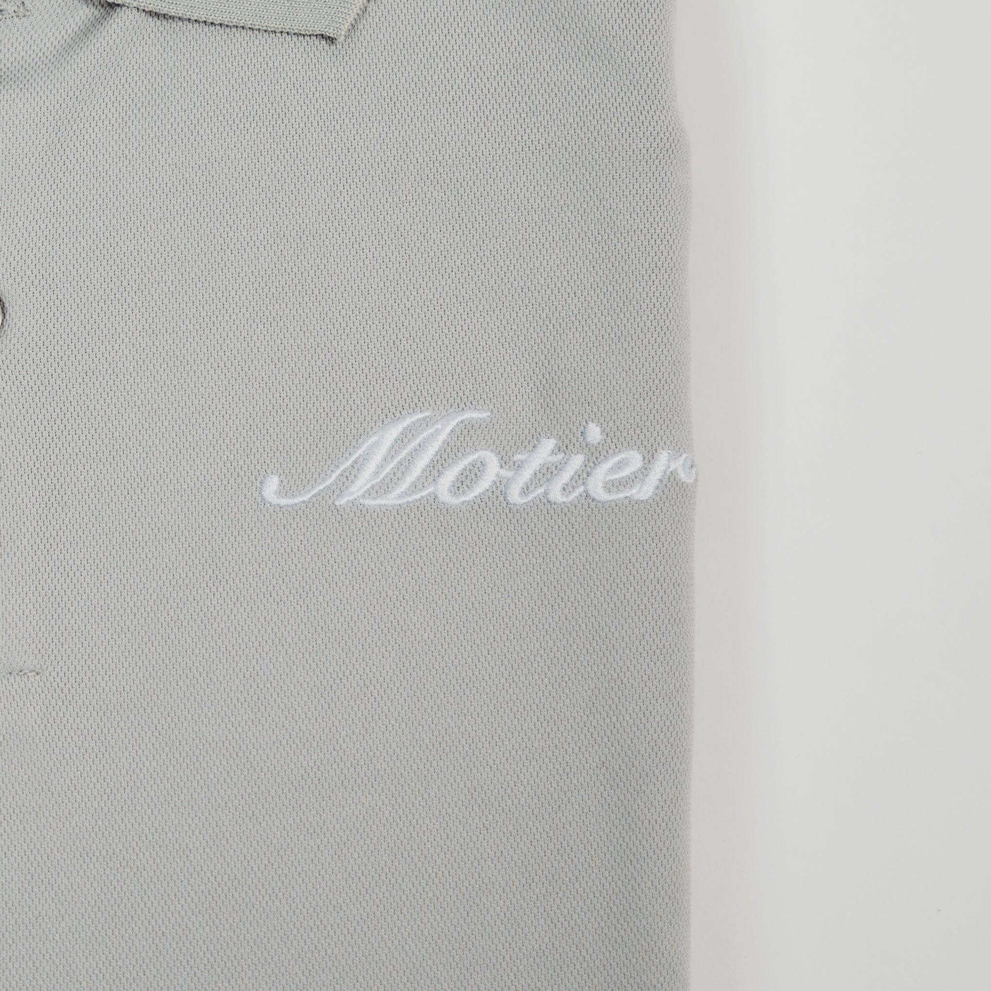 The Interlock L/S Polo (Grey) - Motier Lafayette 
