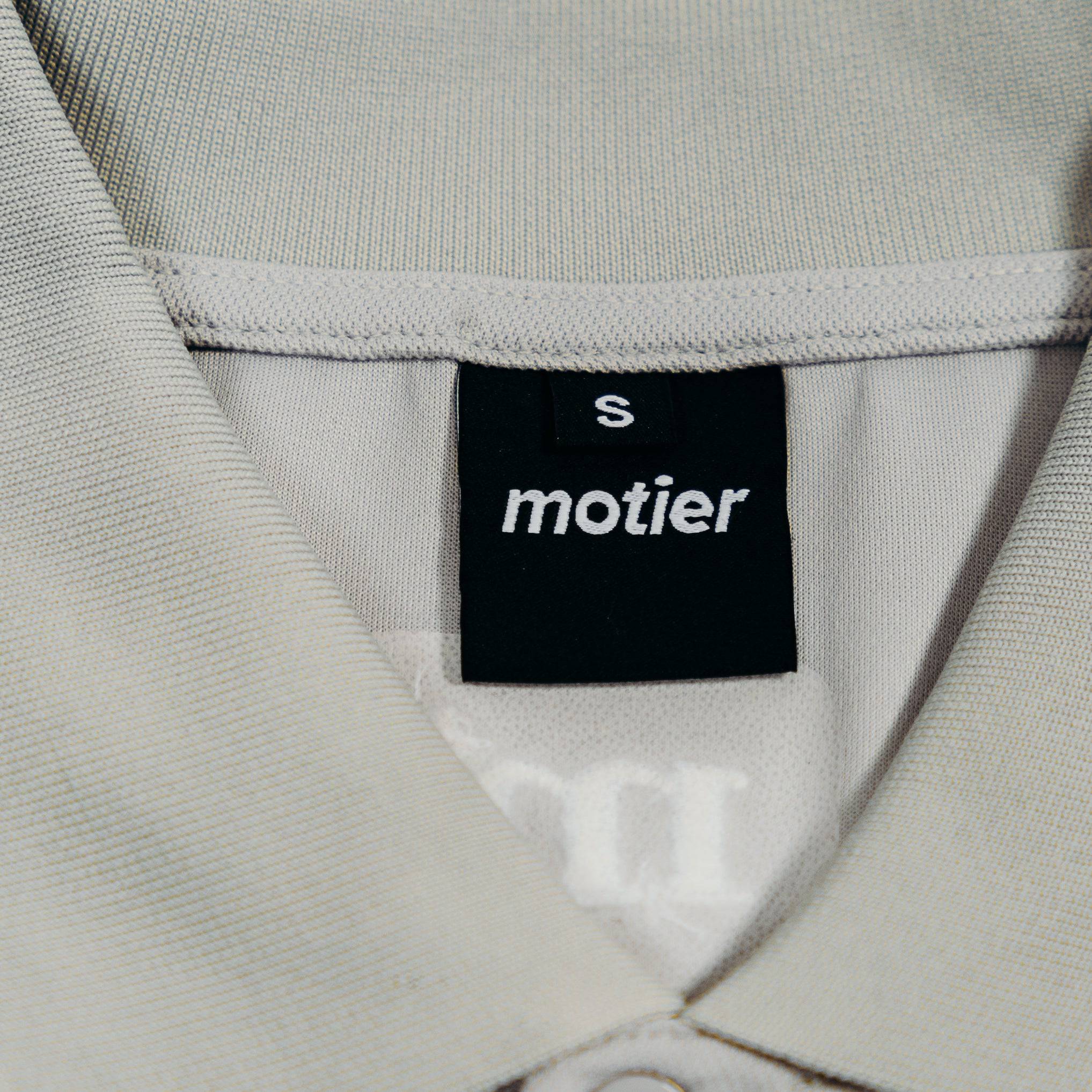 The Interlock L/S Polo (Grey) - Motier Lafayette 