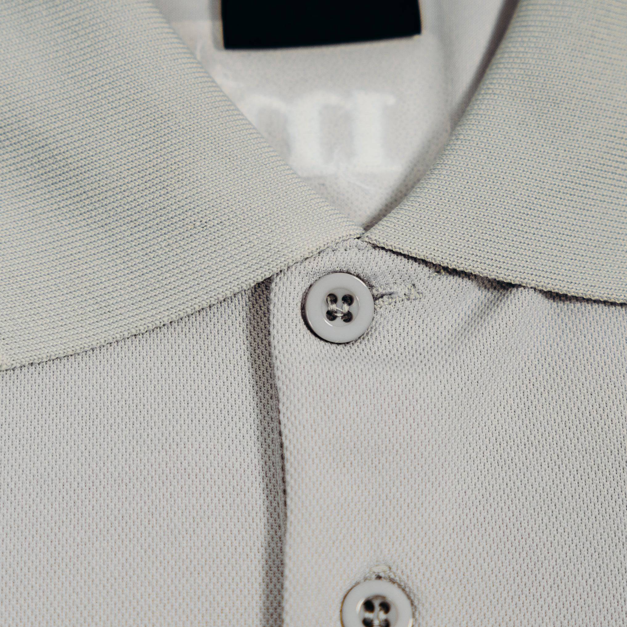 The Interlock L/S Polo (Grey) - Motier Lafayette 