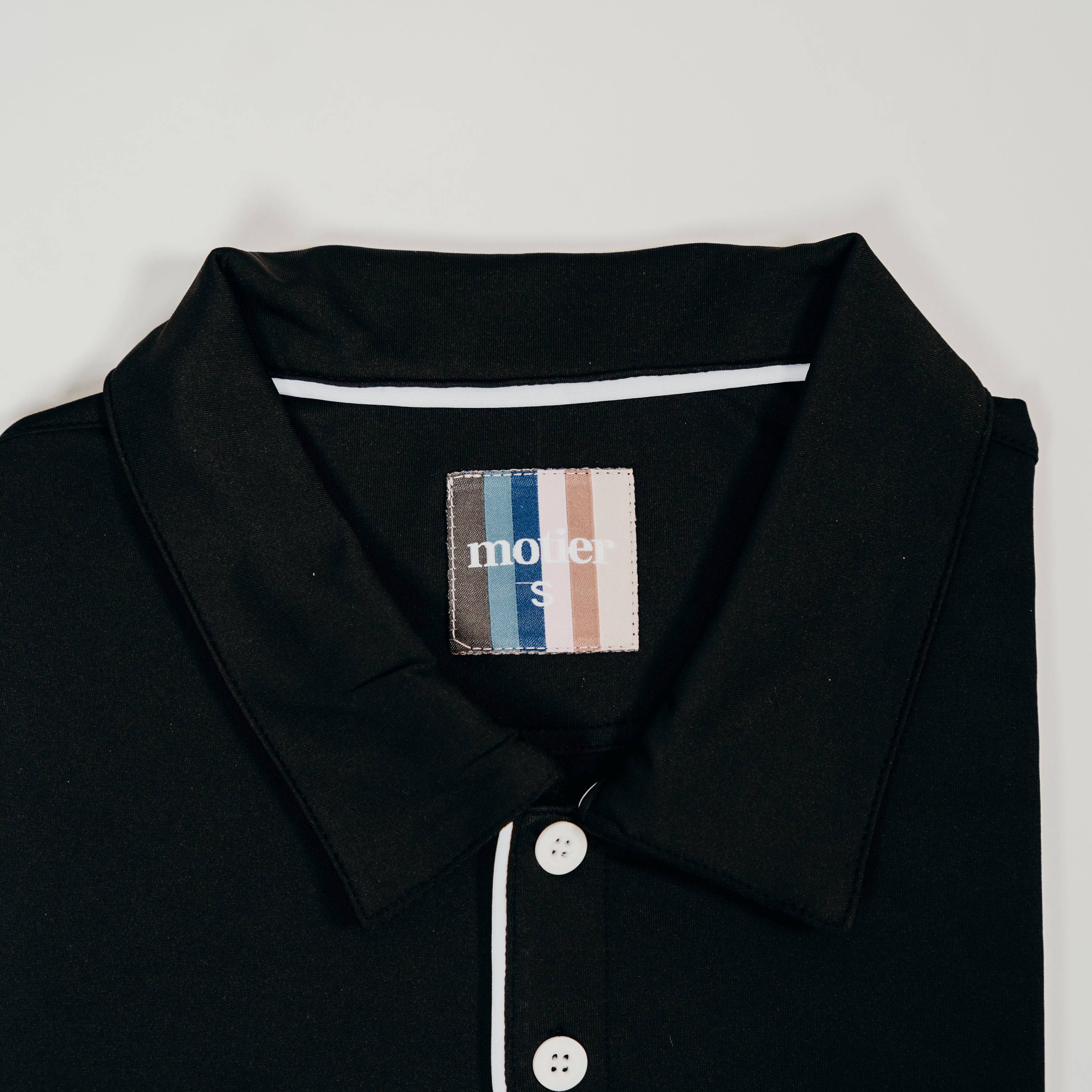 The Motier Performance Polo (Black) - Motier Lafayette 