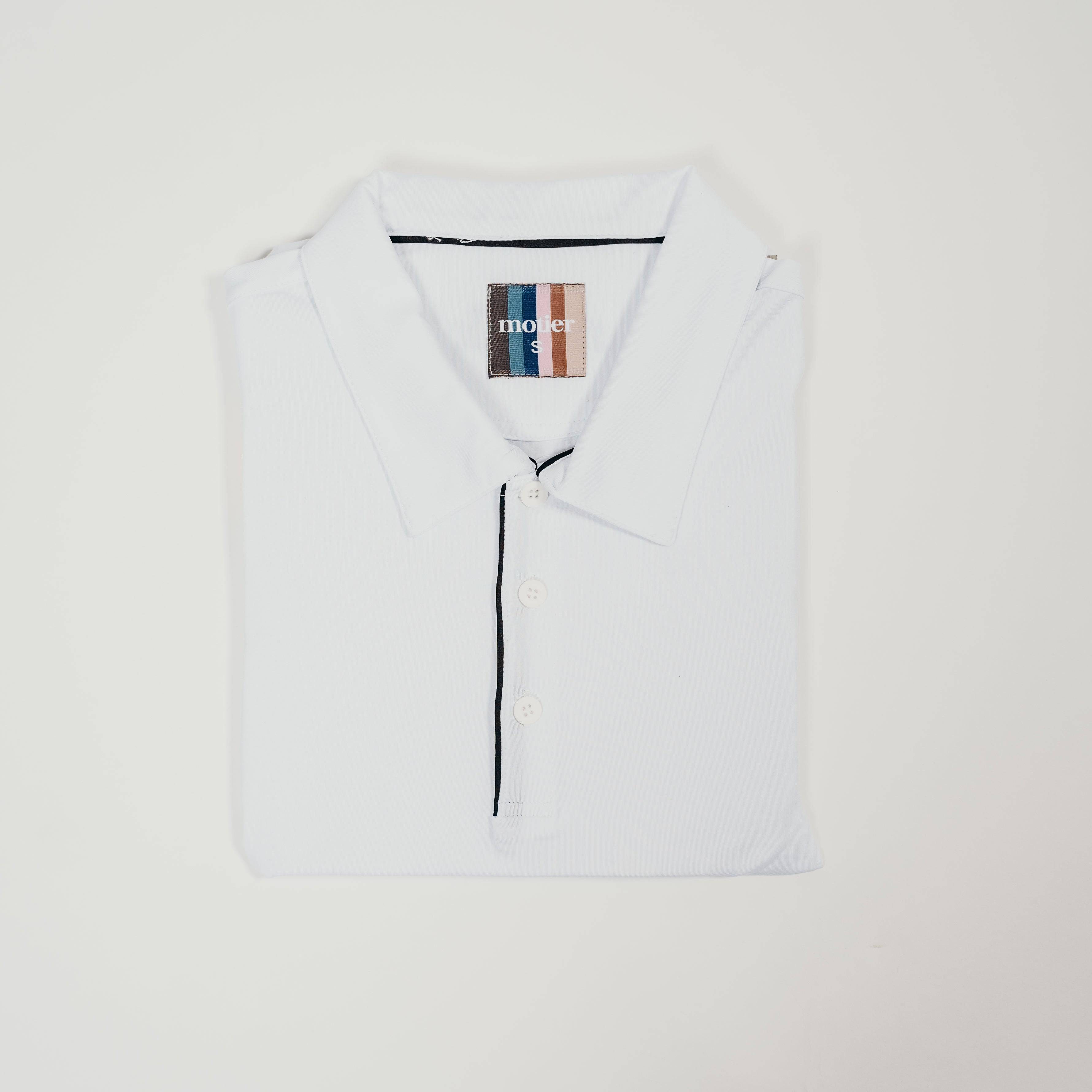 The Motier Performance Polo (White) - Motier Lafayette 
