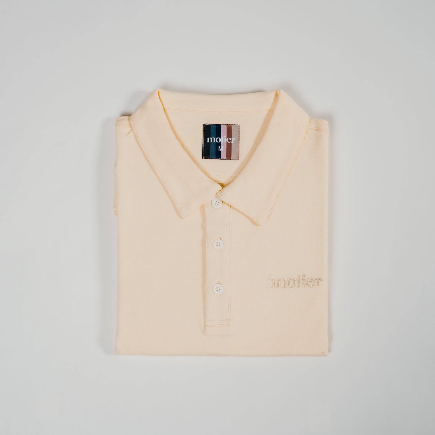 The Motier Knit Polo (Sand) - Motier Lafayette 