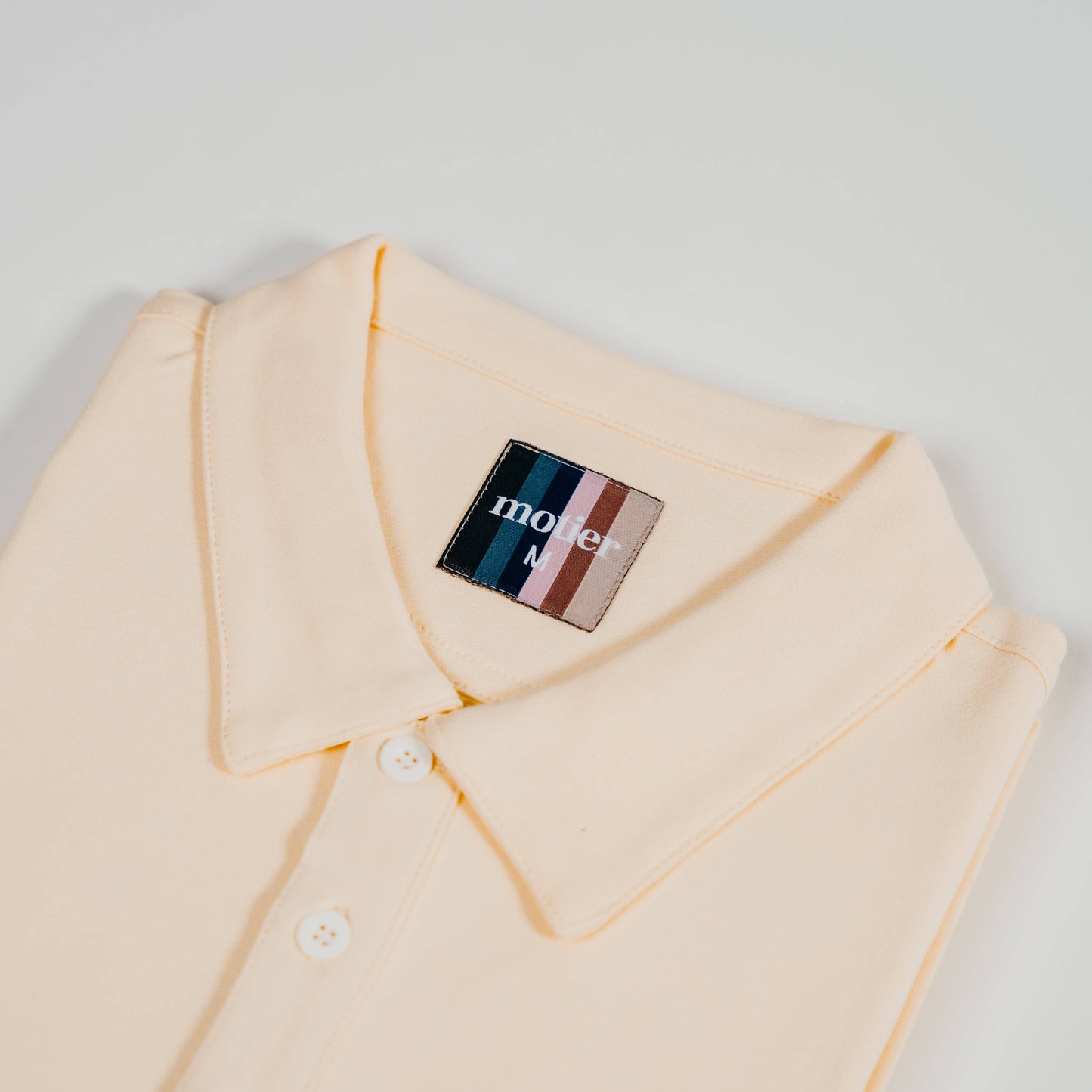 The Motier Knit Polo (Sand) - Motier Lafayette 