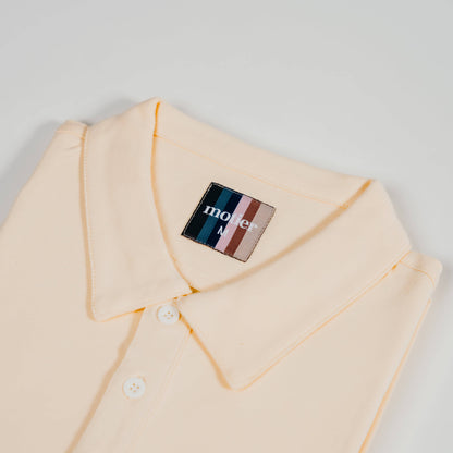 The Motier Knit Polo (Sand) - Motier Lafayette 