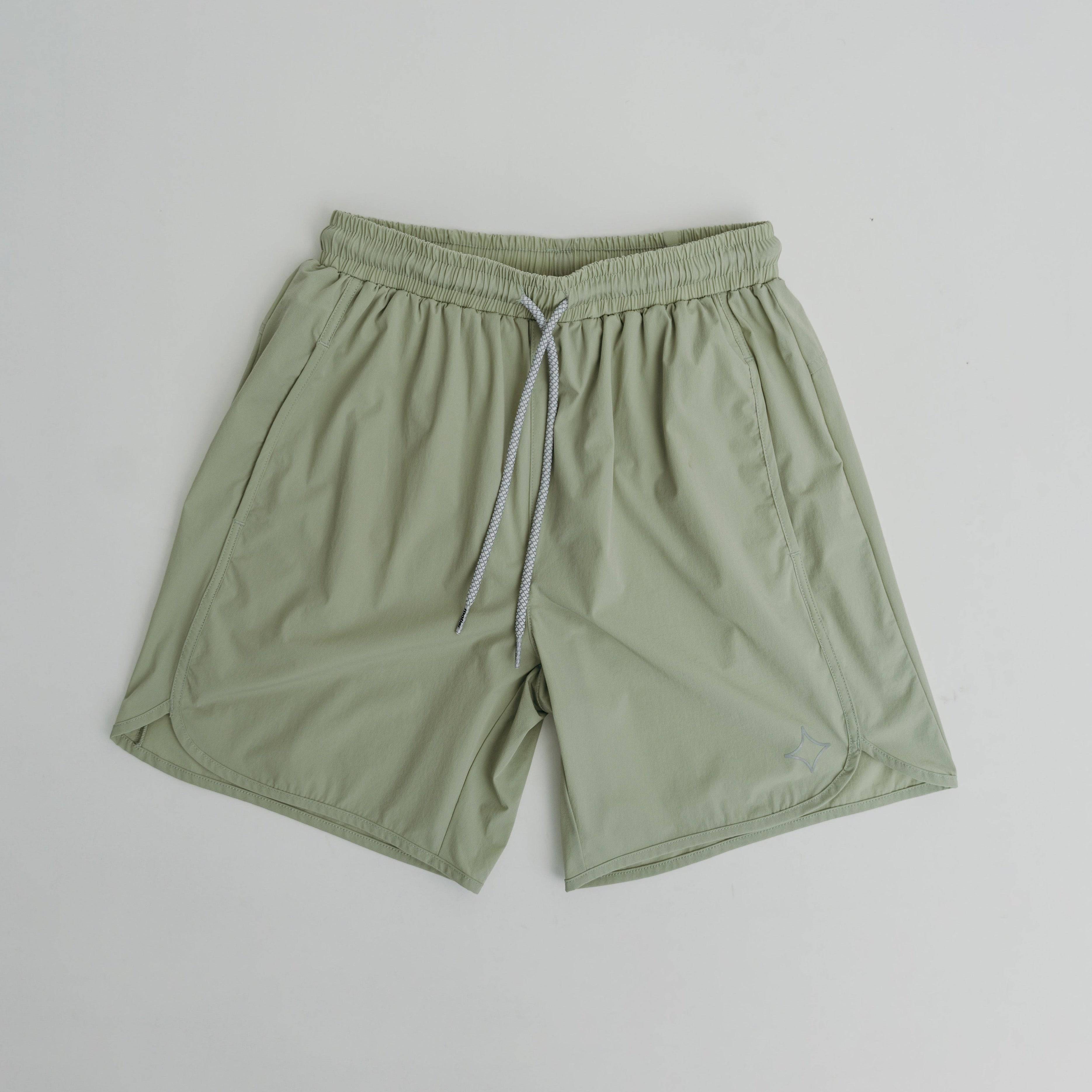 Refined Active Shorts (Lt. Sage) - Motier Lafayette 