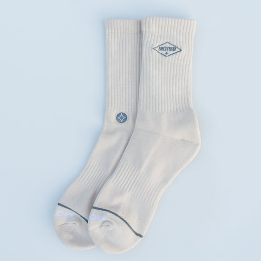 Premium Goods Tonal Crew Socks (Sand)