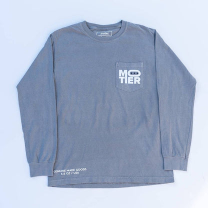 Anniversary L/S Pocket Tee (Grey)