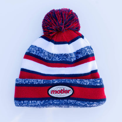 New Era Sideline Beanie (Navy/Red)