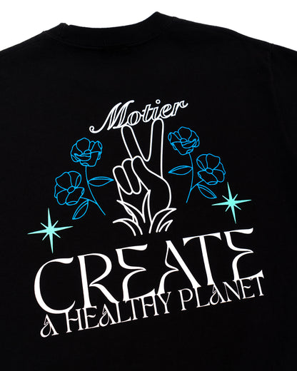 Create A Healthy Planet Luxe Tee (Black)