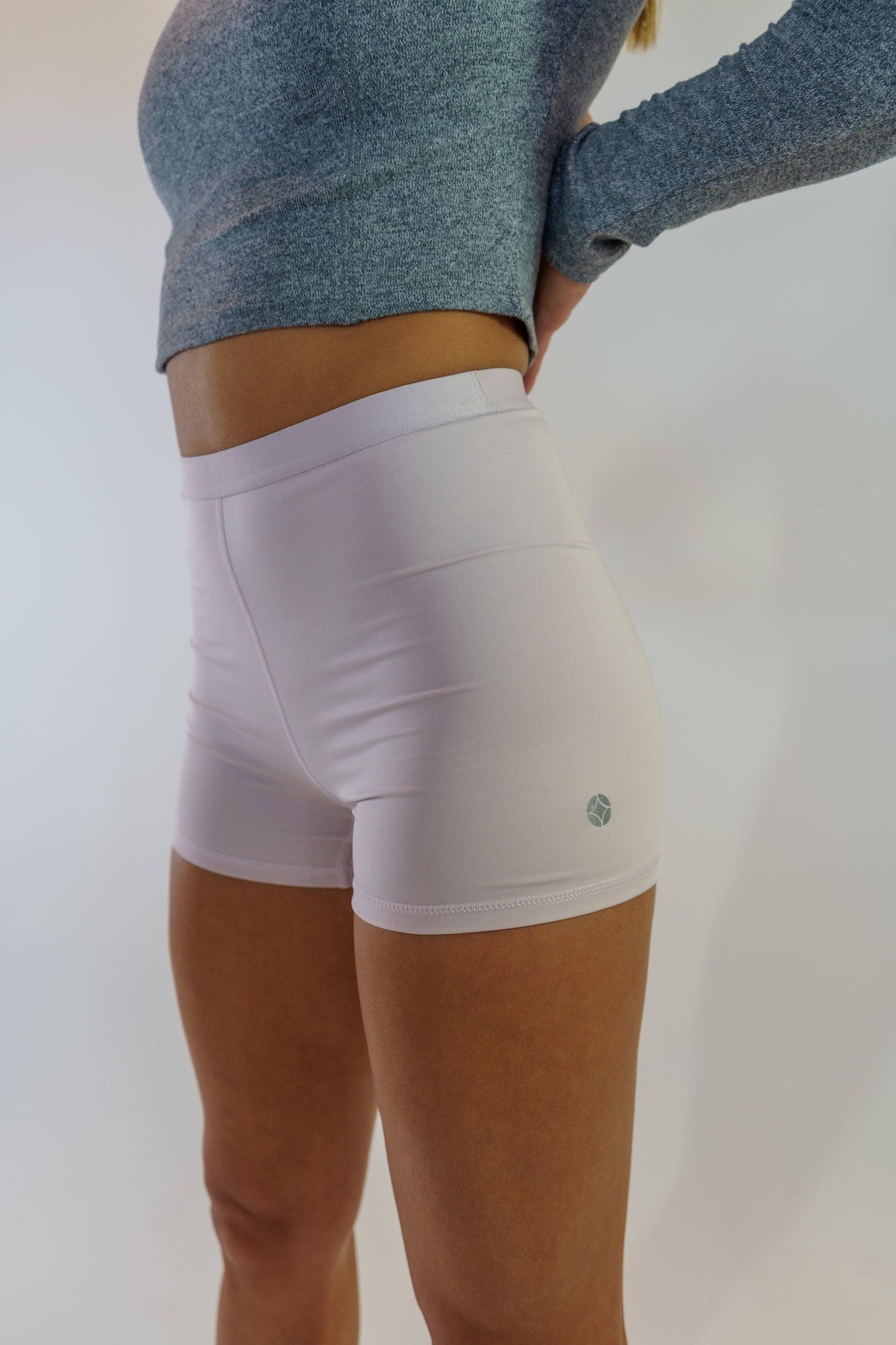 Refresh Highwaist Biker Shorts (Blush)
