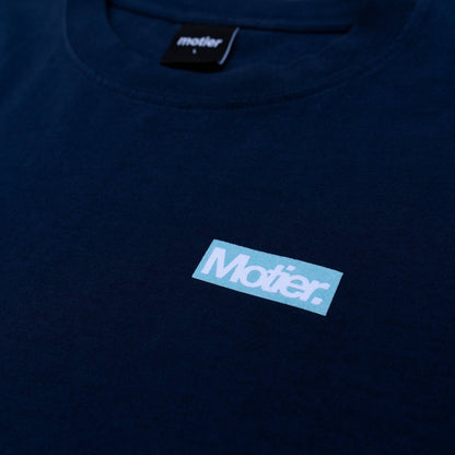 Box Logo Luxe Tee (Navy)