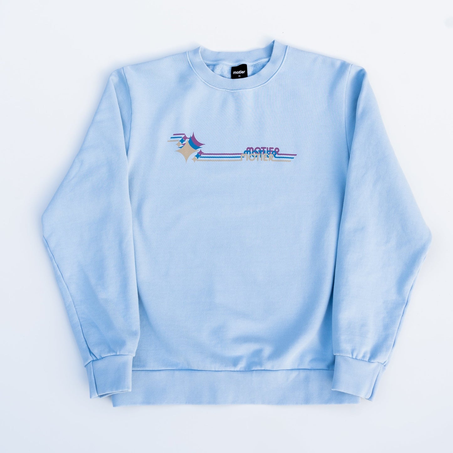 The Boogie Nights Luxe Crewneck (Sky Blue)