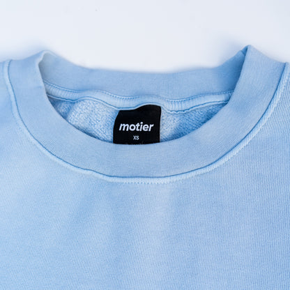 The Boogie Nights Luxe Crewneck (Sky Blue)