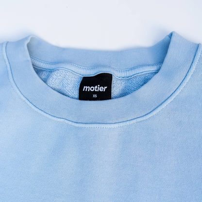 The Boogie Nights Luxe Crewneck (Sky Blue)