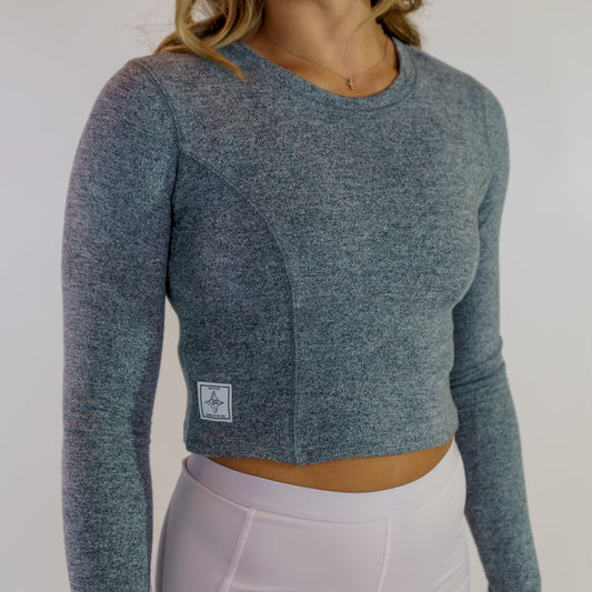Brushed Active L/S Top (Grey)