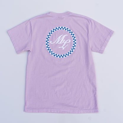 ML Checkered Luxe S/S Tee (Lavender Fog)
