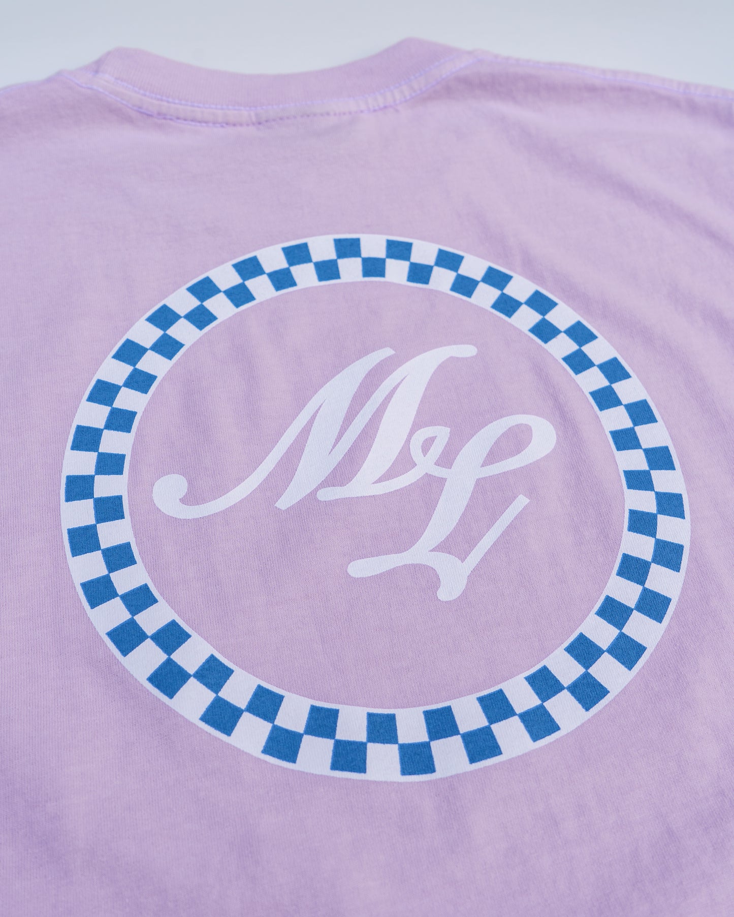 ML Checkered Luxe S/S Tee (Lavender Fog)