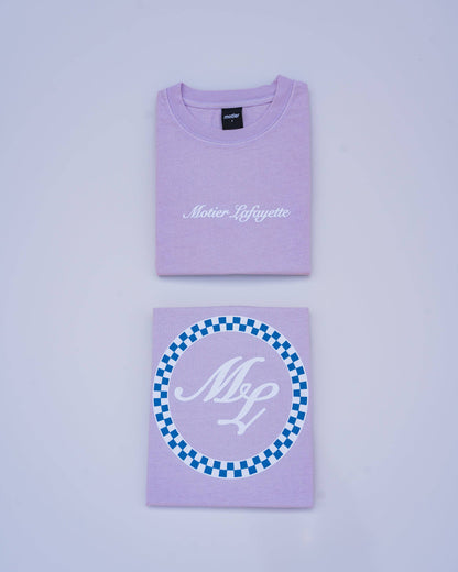 ML Checkered Luxe S/S Tee (Lavender Fog)