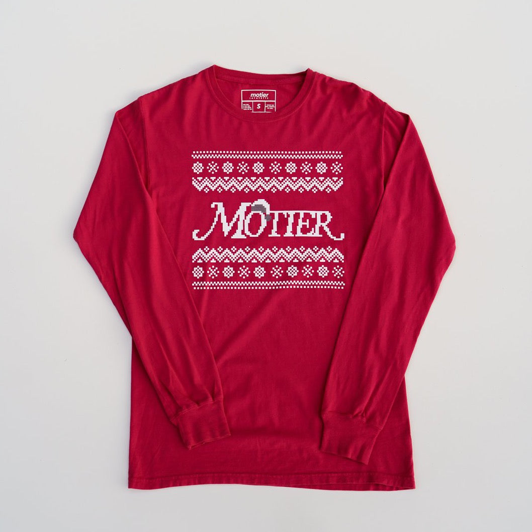 A Motier Christmas L/S Tee (Red)