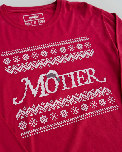 A Motier Christmas L/S Tee (Red)