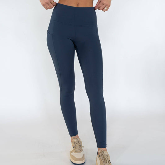 Motier Women Lycra Impact Leggings (Midnight Navy)