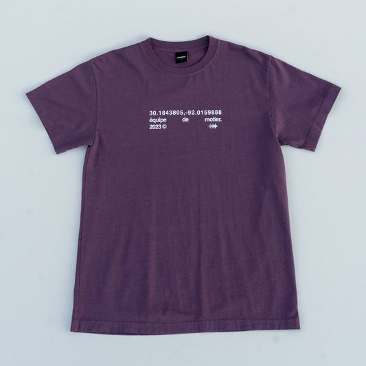 The Coordinates Luxe Tee (Plum)