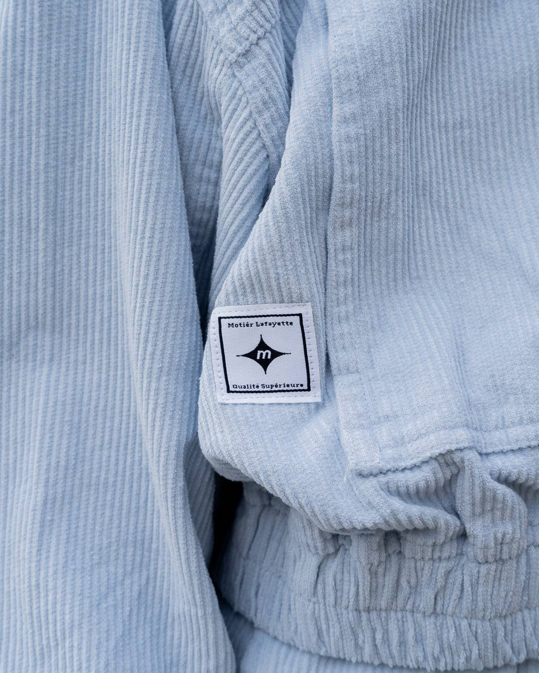 Corduroy Full-Zip Jacket (Sky Blue)