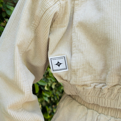 Corduroy Full-Zip Jacket (Khaki)