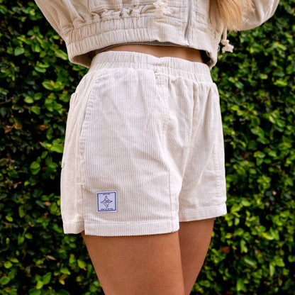 Versatile Corduroy Shorts (Vanilla)