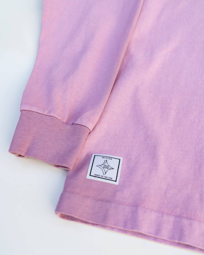 The Diner L/S Luxe Tee (Mauve Shadows)
