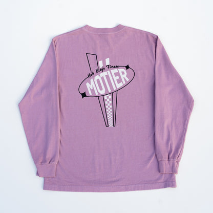 The Diner L/S Luxe Tee (Mauve Shadows)