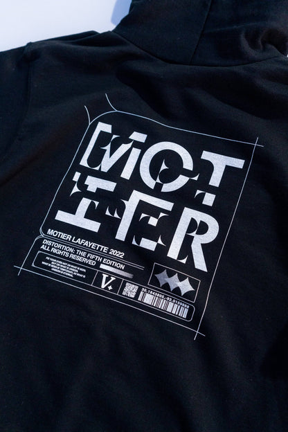 The Distortion V Hoodie (Black)