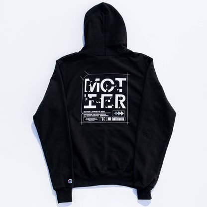 The Distortion V Hoodie (Black)
