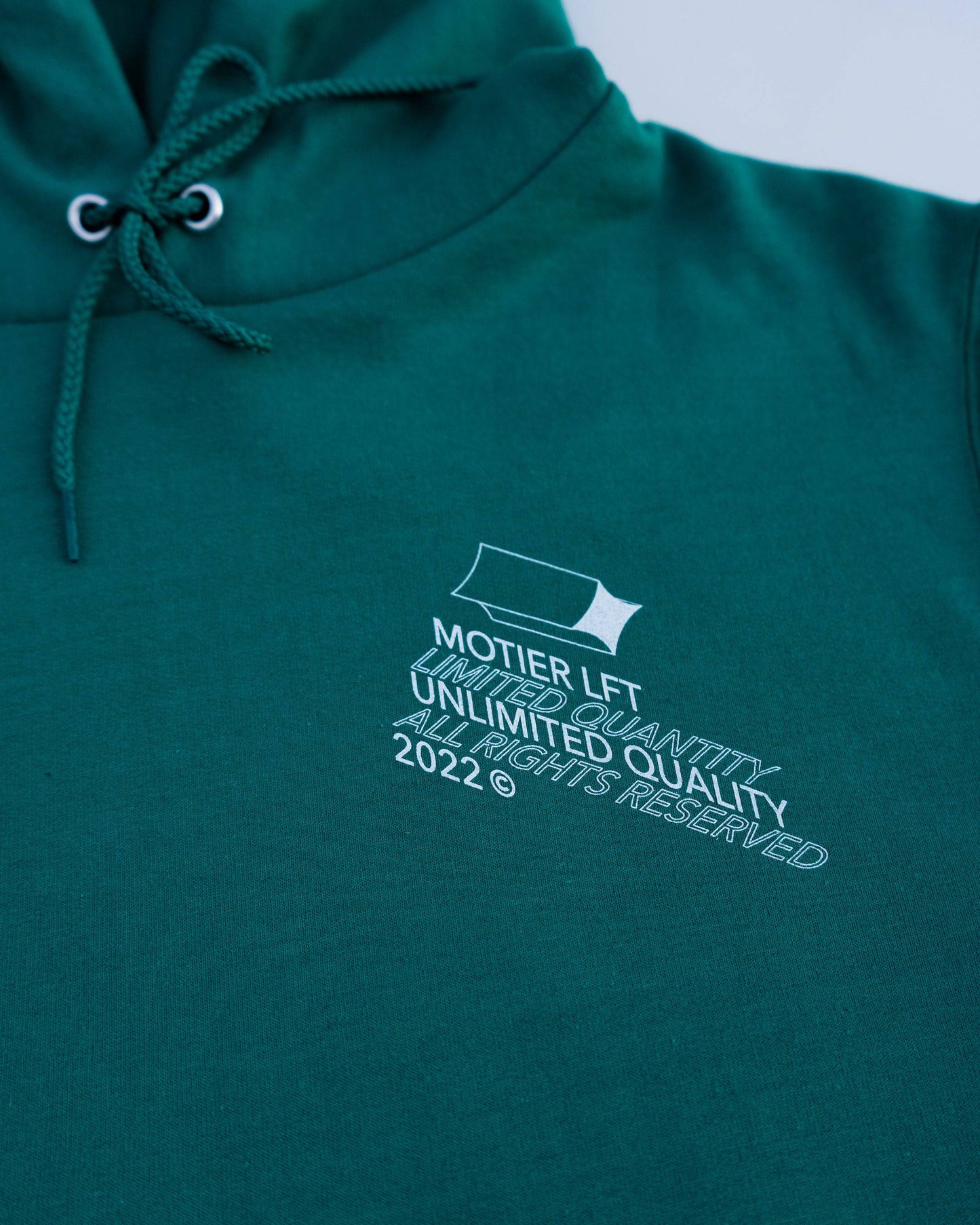 The Distortion V Hoodie (Dark Green)