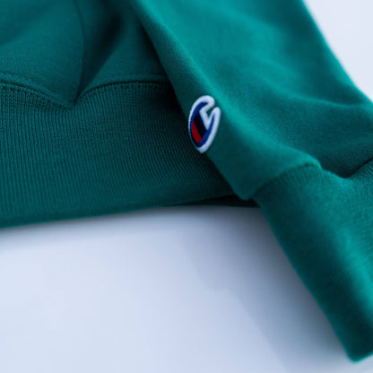 The Distortion V Hoodie (Dark Green)