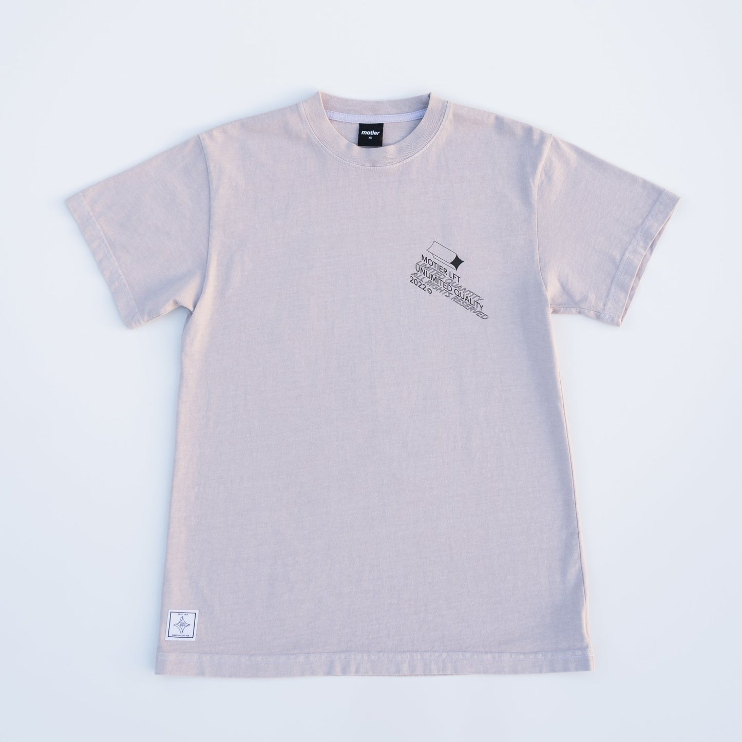 The Distortion V S/S Luxe Tee (Raindrops)