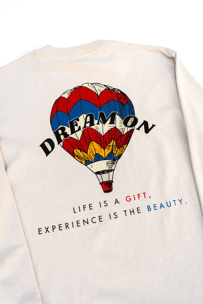 The Dream On L/S Luxe Tee (Stone)