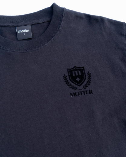 Elegant Crest Luxe S/S Tee (Black)