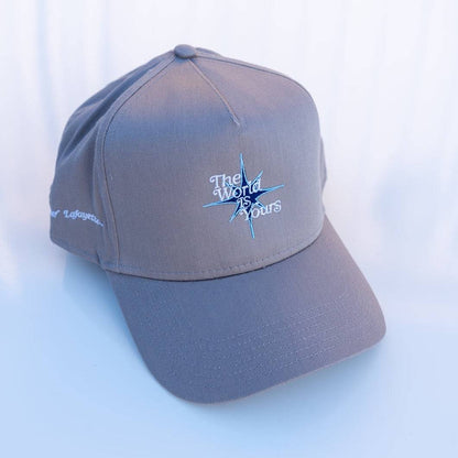 World Is Yours Snapback (Lt. Grey)