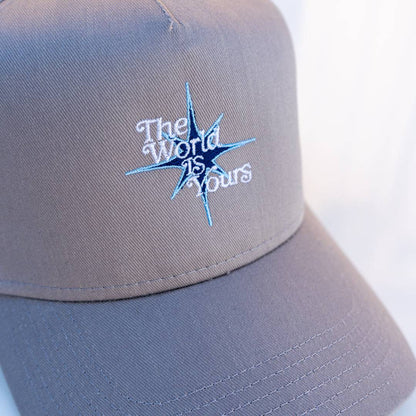World Is Yours Snapback (Lt. Grey)