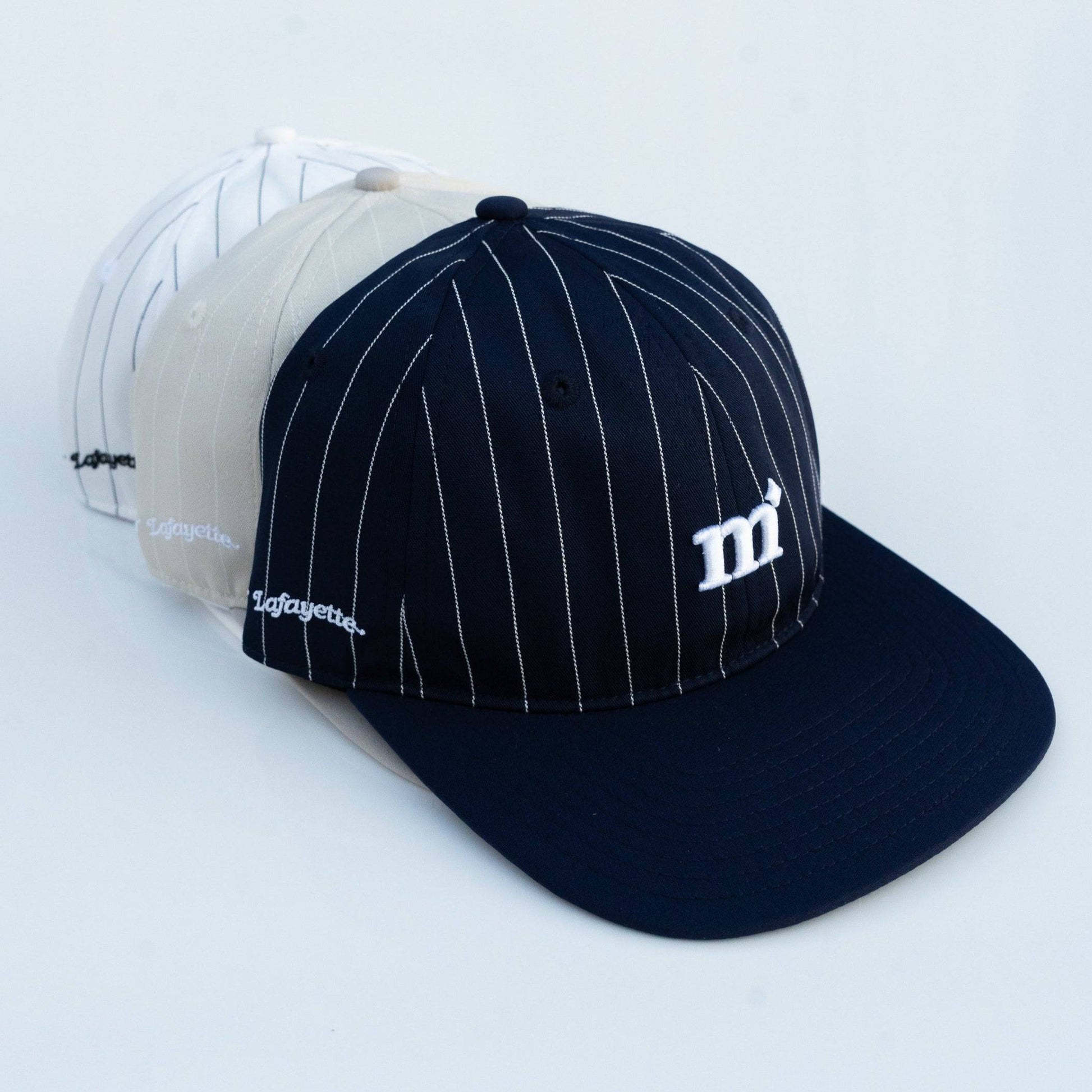 The Pinstripe Hat (Navy)