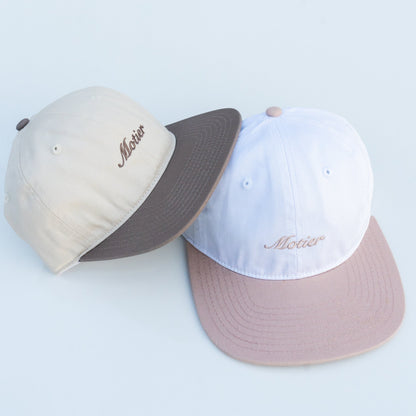 Two-Tone Script 6-Panel (Lt. Tan/Lt.Brown)