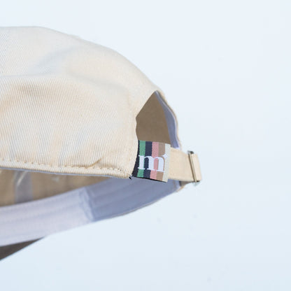 Two-Tone Script 6-Panel (Lt. Tan/Lt.Brown)