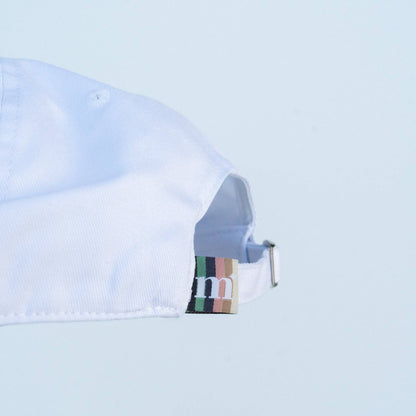 Two-Tone Script 6-Panel (White/Mauve)