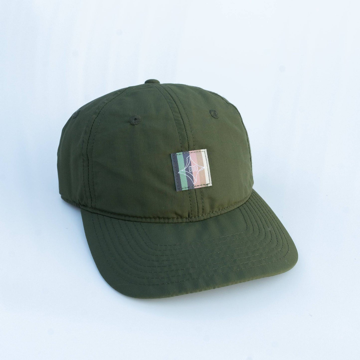 Winter Palette Nylon Strapback (Olive)